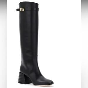 Fendi Buckle detail Block heel Knee high boots size 36EU‎